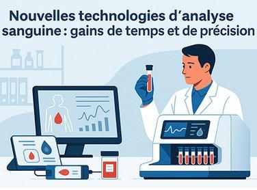Nouvelles technologies d’analyse sanguine : gains de temps et de précision - Cover Image